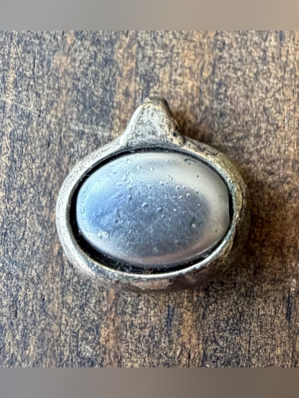 Classic Oval Pendant in Silver Tone